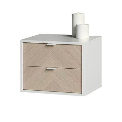 Тумба подвесная с 2 ящиками из массива бука SO'HOME
