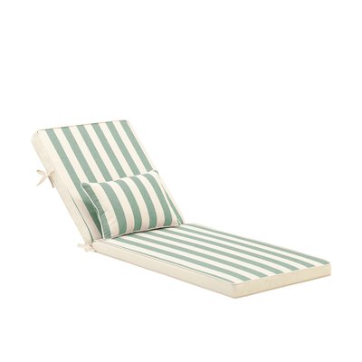 Coussin chaise longue, rayé,  Eolias DEFORA HOME