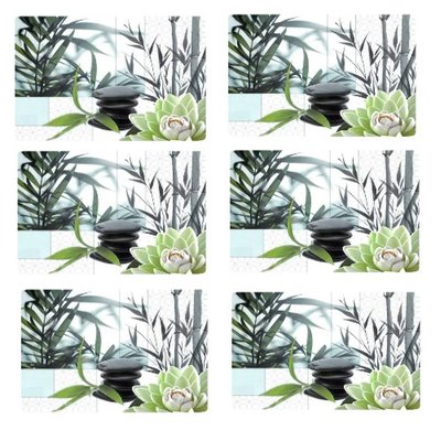 Lot de 6 sets de table Chloris TOILINUX