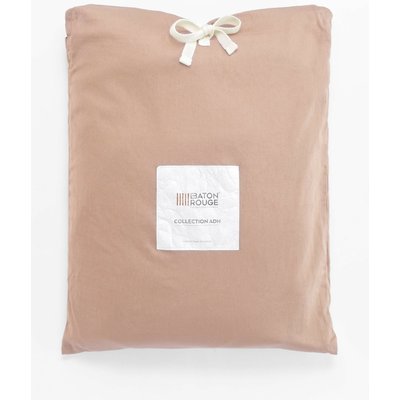 Drap housse satin de coton bonnet 30 cm uni BATON ROUGE