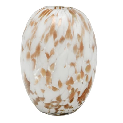 Vase verre écailles 20x29cm EMDE