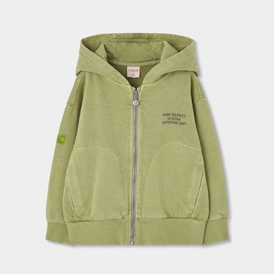 Veste garçon en molleton à capuche BOBOLI
