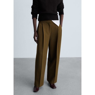 Pantalon droit pinces MANGO