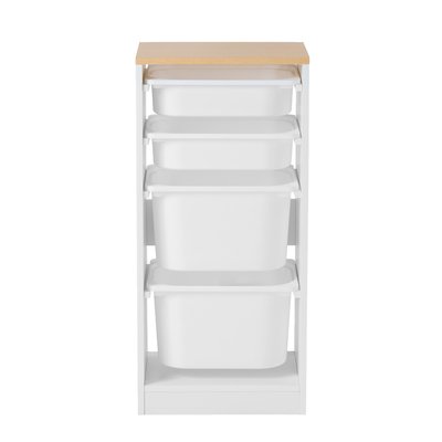 Meuble de rangement vertical avec bacs plastique VERTBAUDET