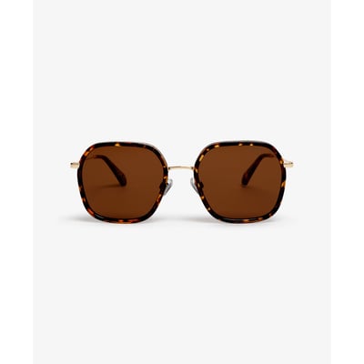 Lunettes de soleil carrées en métal SUPERDRY