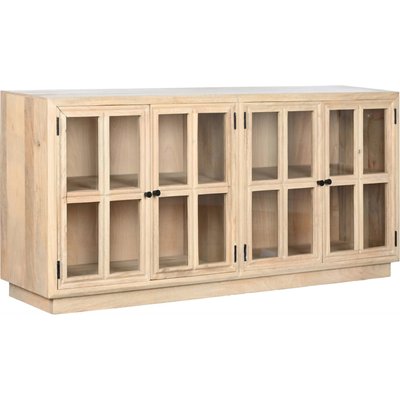 Buffet en bois et verre, vitrine élégance RECOLLECTION