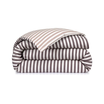 Housse de couette en satin de coton orange, FIFTY-FIFTY DESFORGES