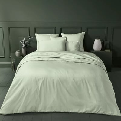 Housse de couette satin de coton AVA UNI GARNIER THIEBAUT