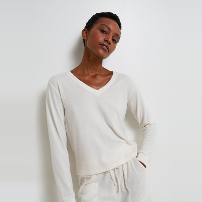 Pull col V tout doux, EcoVero MONOPRIX KIDS