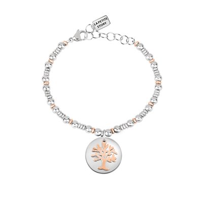Bracelet En Acier Et Cristal LA PETITE STORY