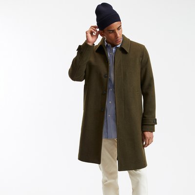 Manteau long en laine mélangée LA REDOUTE COLLECTIONS
