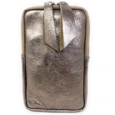 Pochette bandoulière en cuir irisé LOUVRE OH MY BAG