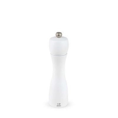 Moulin à sel manuel en bois couleur blanc mat 20 cm Tahiti PEUGEOT