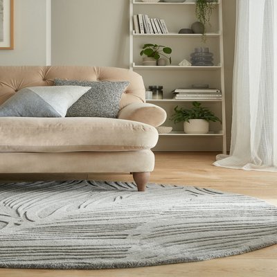 Tapis en laine rond FEUILLAGE FLAIR RUGS