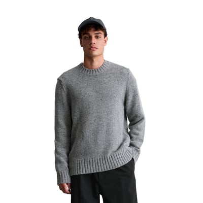 Pull coupe classique en mélange de laine vierge douce MARC O’POLO DENIM