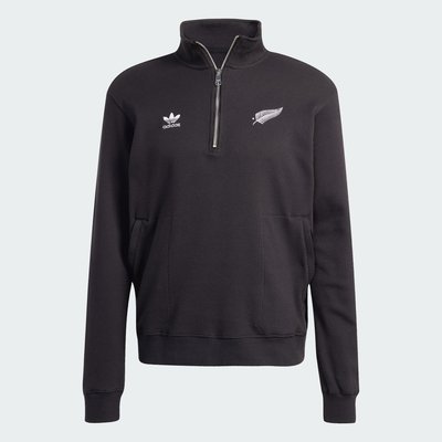 Sweat-shirt gaufré demi-zip All Blacks Essentials adidas Performance