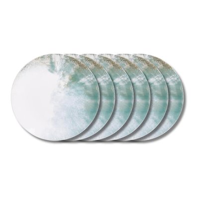 Assiette à dessert   21 cm (lot de 6)-ISLANDE TABLE PASSION