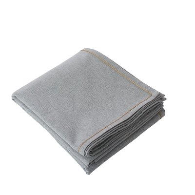 Nappe rectangulaire avec bordure jute LINA TOILINUX