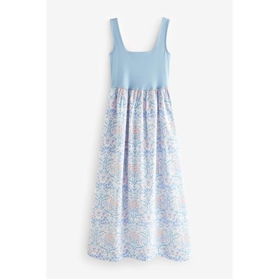 Robe longue d'été en jersey à encolure carrée NEXT