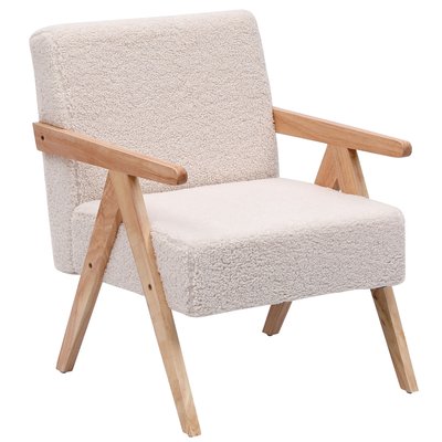 Fauteuil de salon en bouclette, SANTAREM NORDLYS