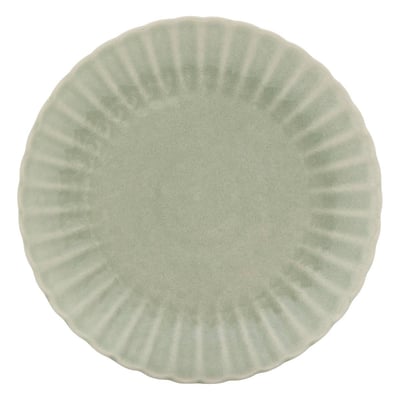 Lot de 4 assiettes plates ronde en grès ROMY ATMOSPHERA