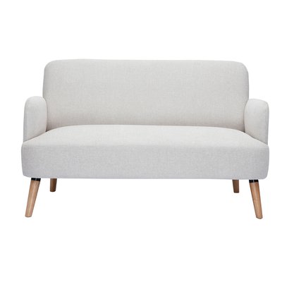 Canapé scandinave 2 places pieds bois clair ISKO MILIBOO