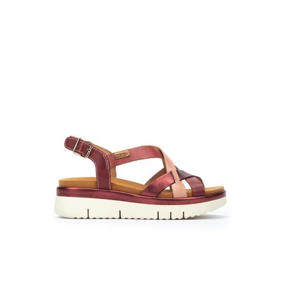Sandales compensées en cuir Palma PIKOLINOS