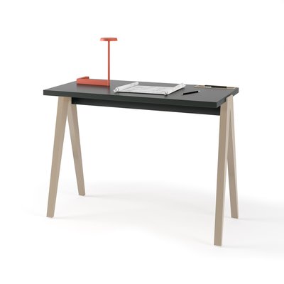 Bureau en mélamine et hêtre cérusée, Colmar HERDASA
