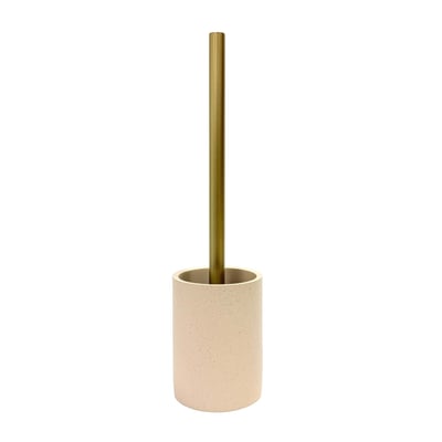 Brosse WC avec support en polyrésine DOUCEUR D'INTÉRIEUR