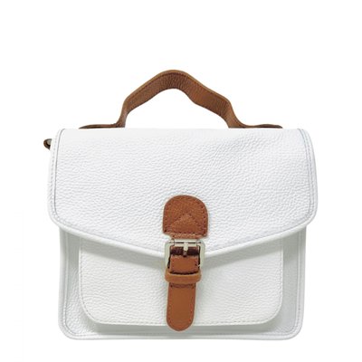 Sac bandoulière cartable en cuir grainé CALVI OH MY BAG