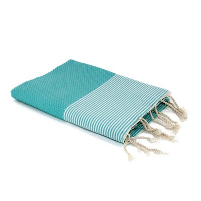 Fouta nid d'abeille coton IBIZA FEBRONIE