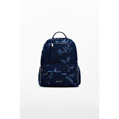 Petit sac à dos en denim dévoré DESIGUAL