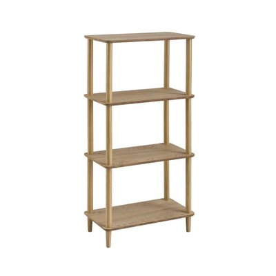 Étagère en Bois Pin et MDF 4 Plateaux - Hauteur 118cm WADIGA
