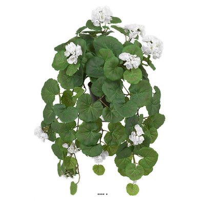 Geranium artificiel en fleurs retombant, ARTIFICIELLES