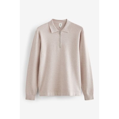 Polo à manches longues avec col zippé NEXT