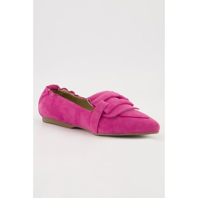 Ballerines en cuir daim, talon élastique ULLA POPKEN