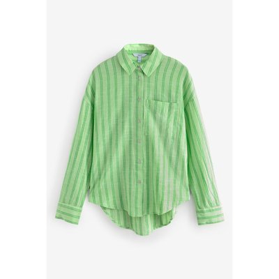 Chemise à manches longues avec du lin NEXT
