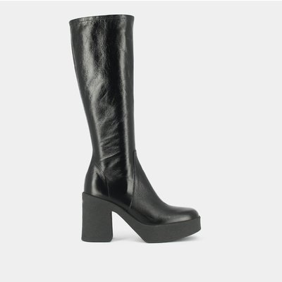 Bottes en cuir vieilli Dricia, plateforme JONAK