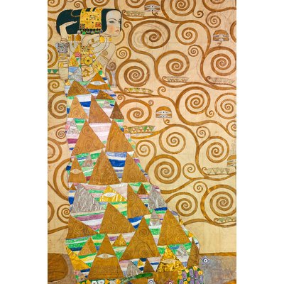 Tableau célèbre Klimt Expectation HEXOA