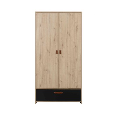 Armoire 2 portes 1 tiroir TERRE DE NUIT