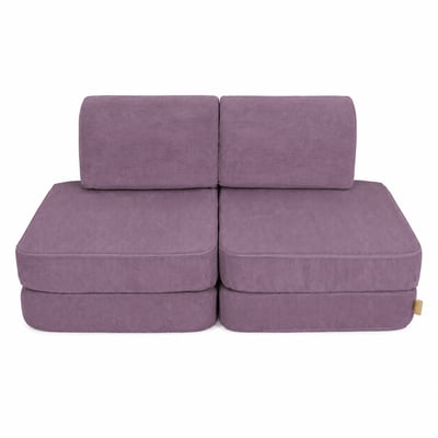 Canapé modulable velours SLIMCORDE MEOW BABY