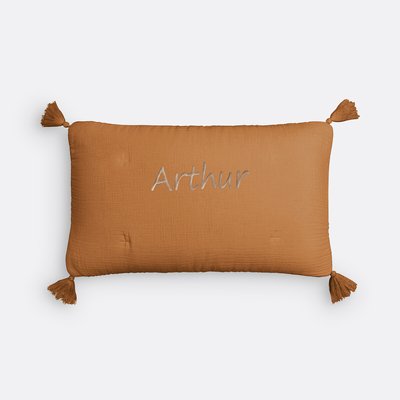 Housse coussin gaze de coton personnalisée Kumla LA REDOUTE INTERIEURS