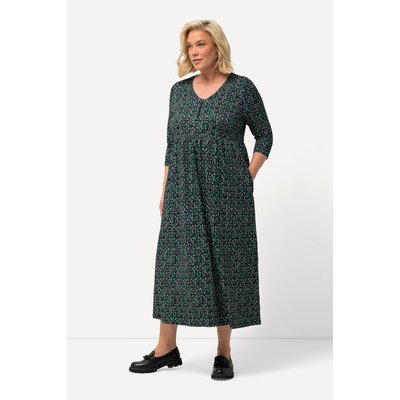 Robe jersey, fleurs, silhouette an A ULLA POPKEN