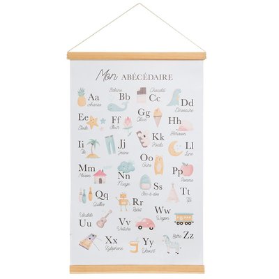Kakemono table de multiplication et abécédaire ATMOSPHERA