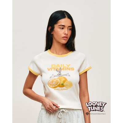 T-shirt en jersey Bugs Bunny FRUITBUNNIZ UNDIZ