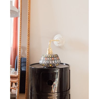 Applique en verre Suzette N°50 - Bon état DEBONGOUT