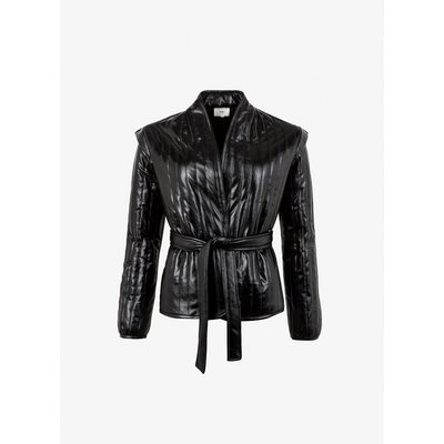 VESTE EFFET CUIR MATELASSÉ HANNY AN'GE