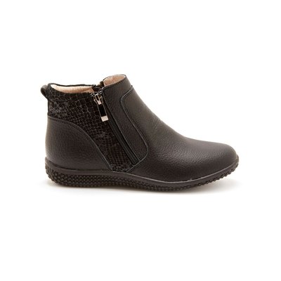 Boots cuir double zip PEDICONFORT