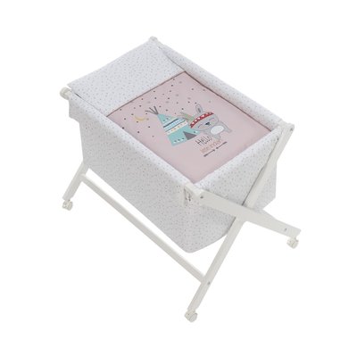 Berceau en Croix-Tipi Oso-Rose INTERBABY