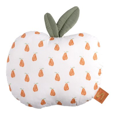 Coussin déco pomme en coton SAUTHON